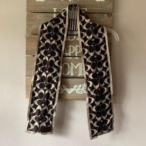 🌟COACH 100% MERINO WOOL SCARF 🧣